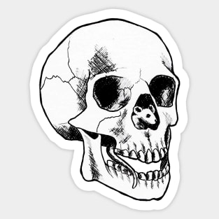 Mouse skull Sticker